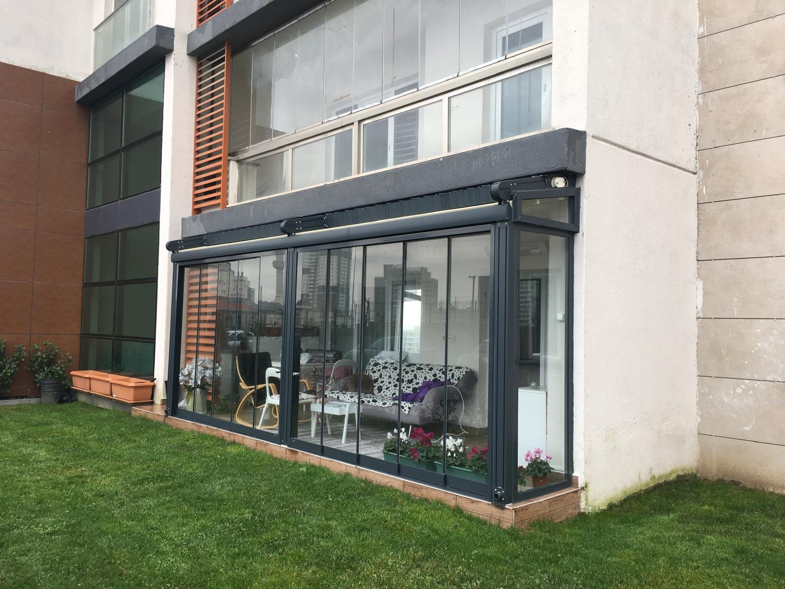 Modern tente ve pergolalar uygulama örneği